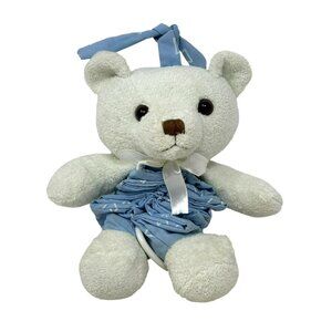 LUV N' CARE Musical Pull Accordion Teddy Bear Plush 2002 Vintage Crib Toy